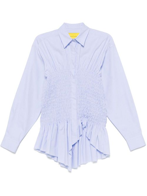 Smocked shirt - Blue
