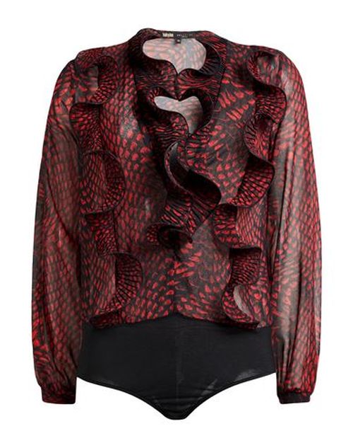Woman Bodysuit Red Size 6 Polyester