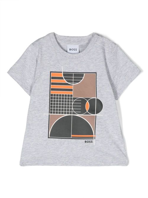 Graphic-print cotton T-Shirt - Grey