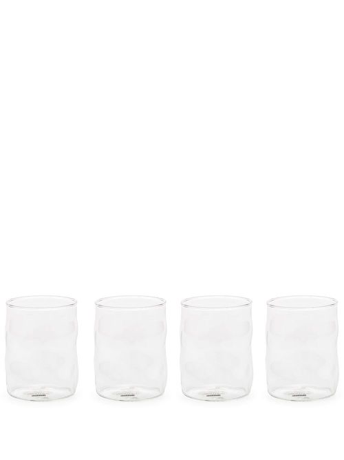 Set of four asymmetric glasses