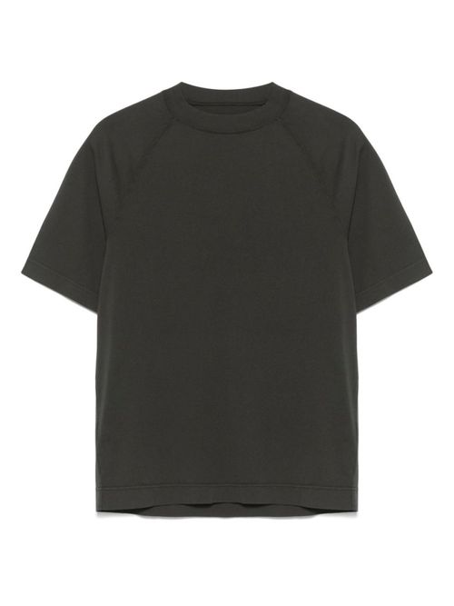 Dark Grey Crewneck Cotton T-Shirt