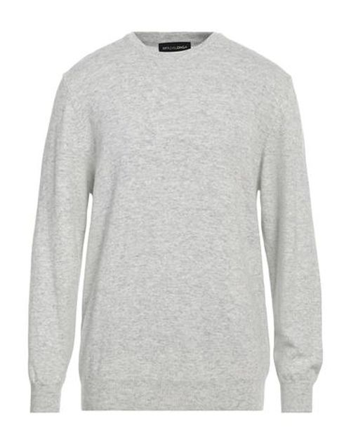 Man Sweater Light grey Size 46 Virgin Wool, Viscose, Polyamide, Cashmere