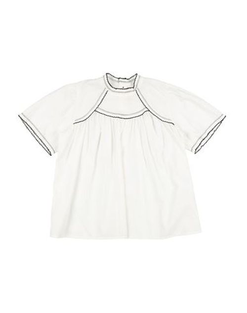 Kid Girl Top White Size 10 Cotton