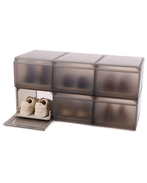 Set Of 6 Shoecase Premium Shoe Storage Boxes