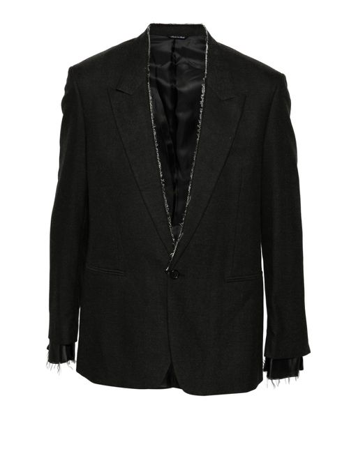 Raw-cut blazer - Grey
