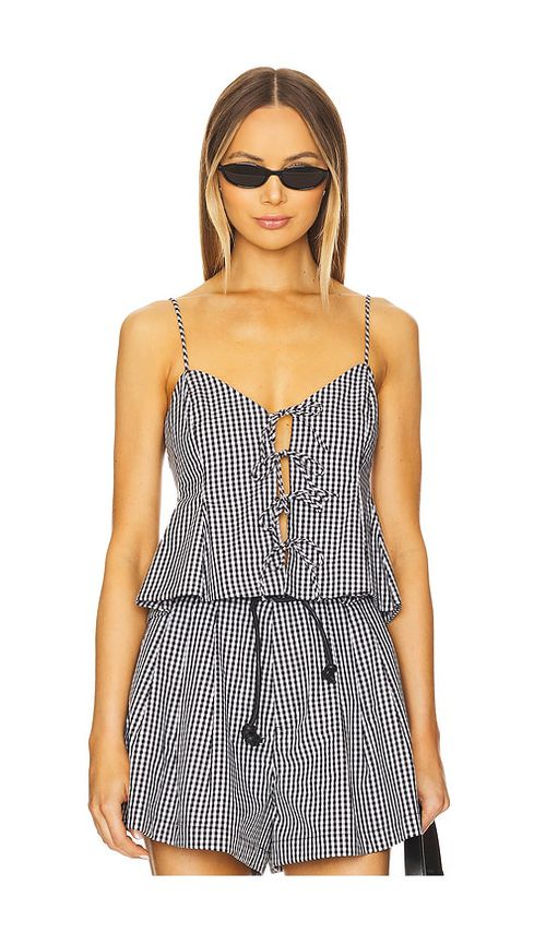 Sea Neci Gingham Camisole in Black.  XS. Also in M