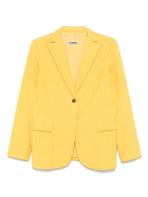 2010s striped blazer - Yellow
