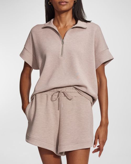 Ritchie Short-Sleeve Half-Zip Sweatshirt