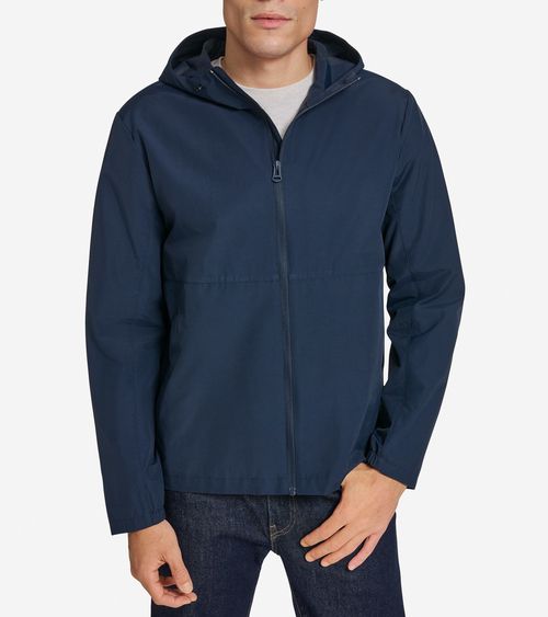 Men's Packable Running Rain Jacket - Blue