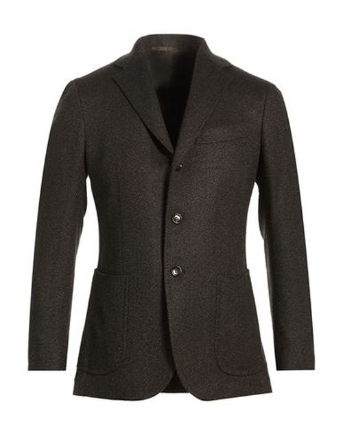 Man Blazer Dark brown Size 36 Cashmere