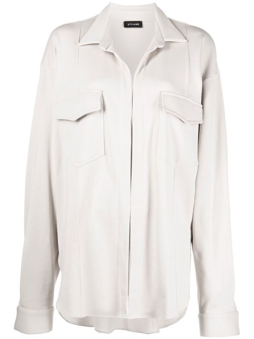 Oversized shirt jacket - Grey
