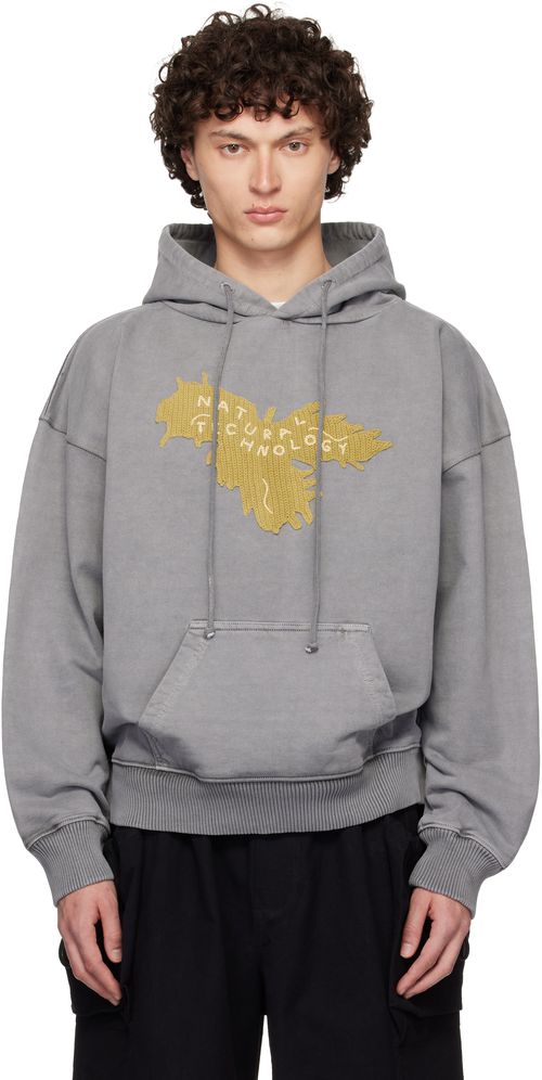Story mfg. Gray Geo Hoodie