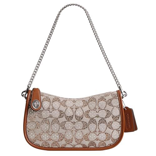 COACH Swinger  Crystal Signature Jacquard