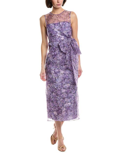 Miley Painted Silk Dress
