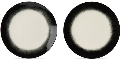 Off White &amp; Black Serax Desert Plate Set