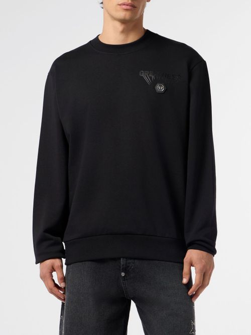 Sweatshirt Men color Black