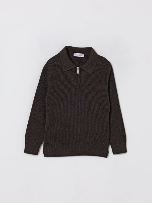 Polo Shirt Kids color Brown