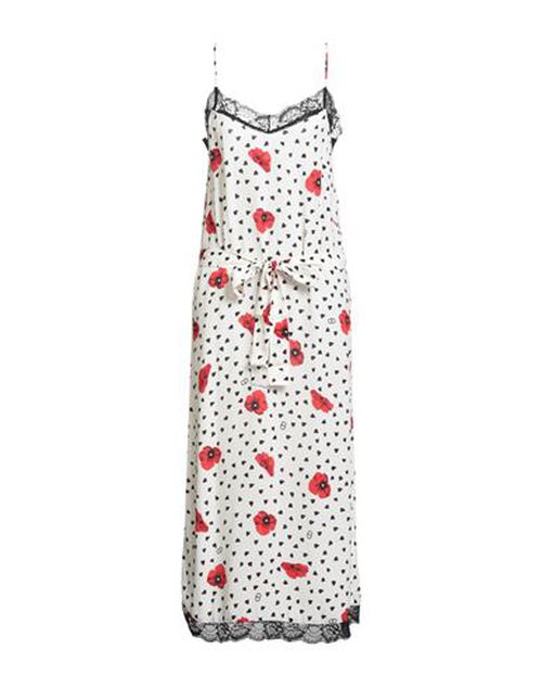 Woman Midi dress Ivory Size 2 Viscose, Polyamide