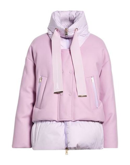 Woman Jacket Lilac Size 6 Virgin Wool, Polyamide