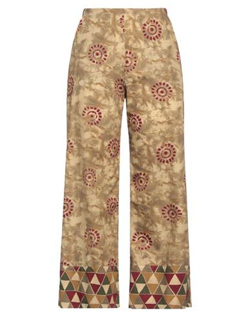 Momoní Woman Pants Military green Size 10 Cotton