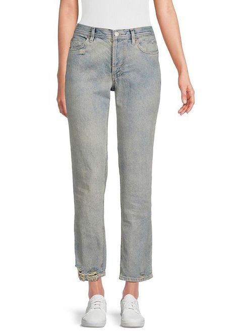 Unknown Legend High Rise Slim Jeans - Sea Mist