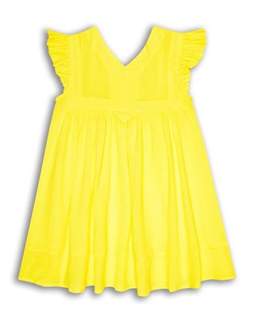 Kid Girl Kids' dress Yellow Size 10 Cotton