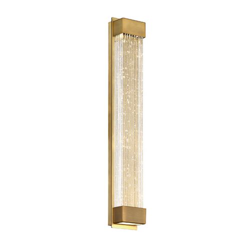 Modern Forms Tower 20" Wall Sconce in Aged Bra