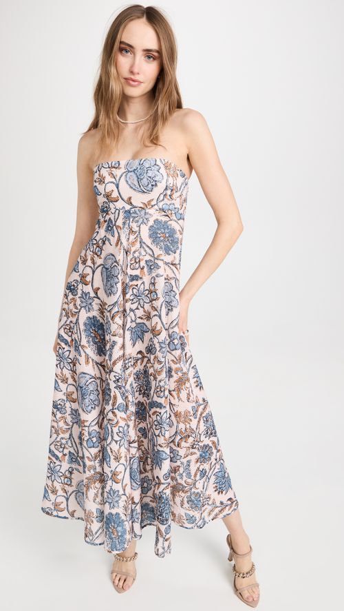 Vitali Bandeau Midi Dress