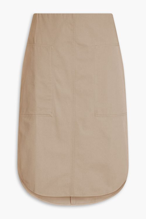 Cotton-twill skirt - Neutral - FR 32