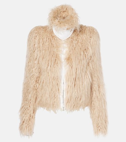 Faux fur jacket