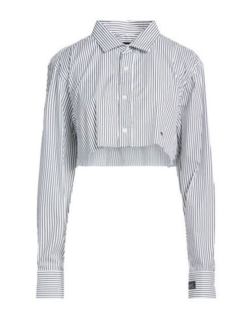 Woman Shirt White Size L Cotton, Nylon, Elastane