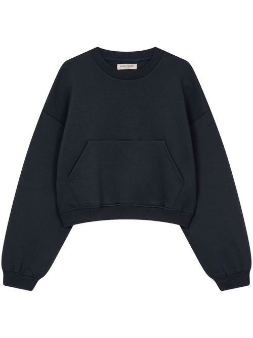 Pouch-pocket sweatshirt - Blue