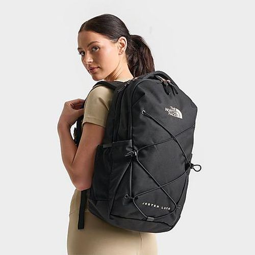 Jester Luxe Backpack in TNF Black/Burnt Coral