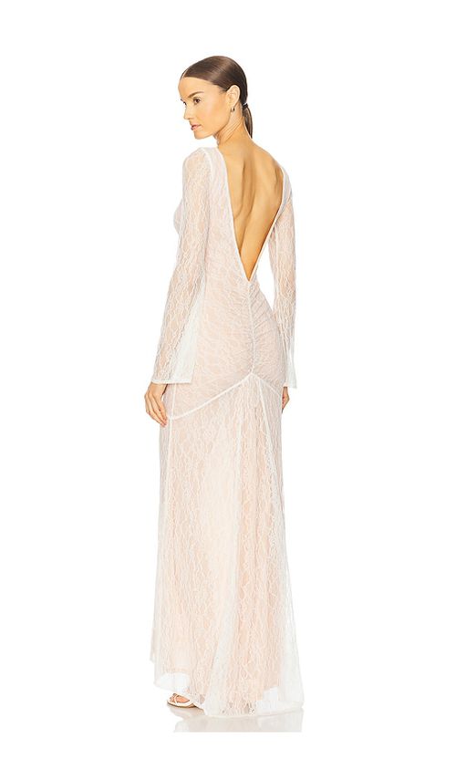 Stone Cold Fox x REVOLVE Luna Gown in White.  XS. Also in M