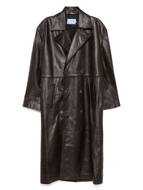 Achilles Ion Gabriel All Alone leather coat - Brown