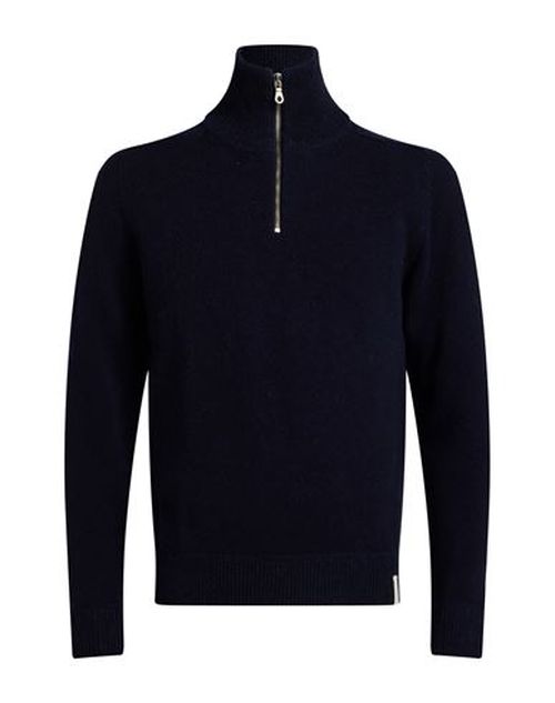 Man Sweater Midnight blue Size 44 Wool, Polyamide
