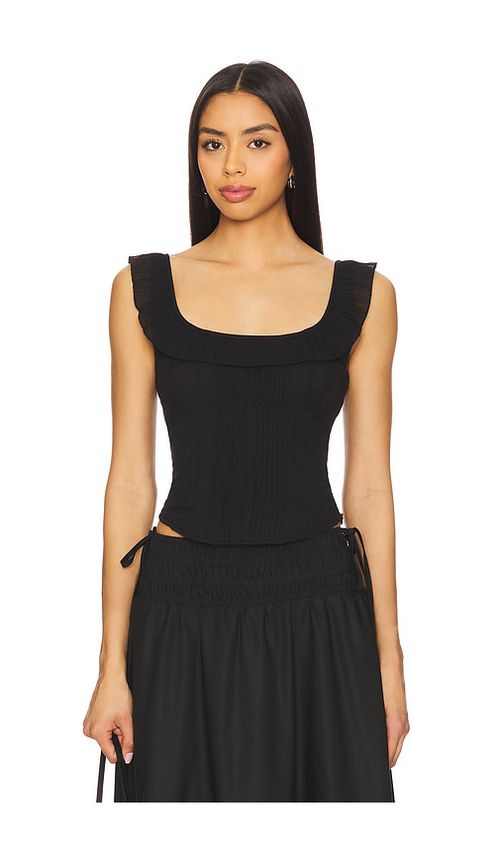HEARTLOOM Gisela Top in Black. - L also in