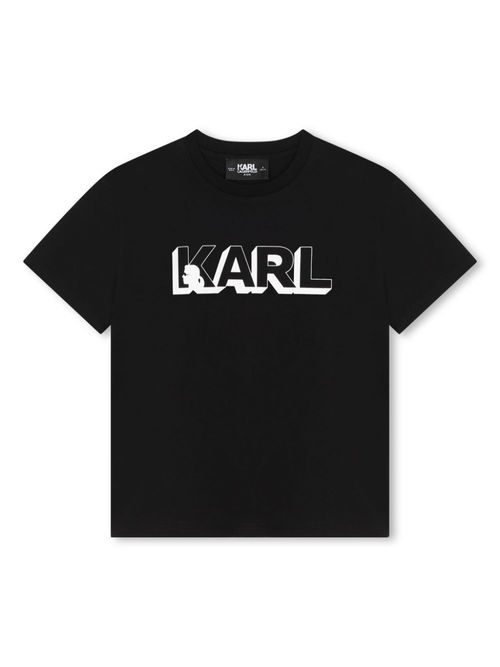 Logo-print cotton T-shirt - Black