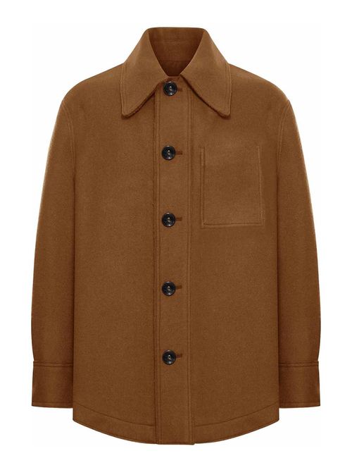 Wool Gabardine Overshirt