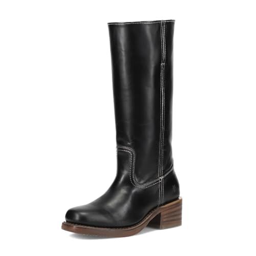 Frye Campus 14L Iconic Tall Boots for Women Crafted from Signature Montana Leather with Genuine Stitch Welt Construction and Stacked Leather Heel