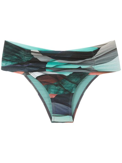 Jasper printed bikini bottom - Blue