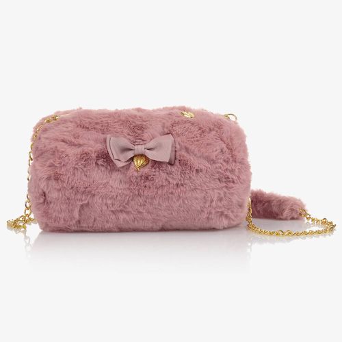Girls Pink Hand Muff Bag (24Cm)