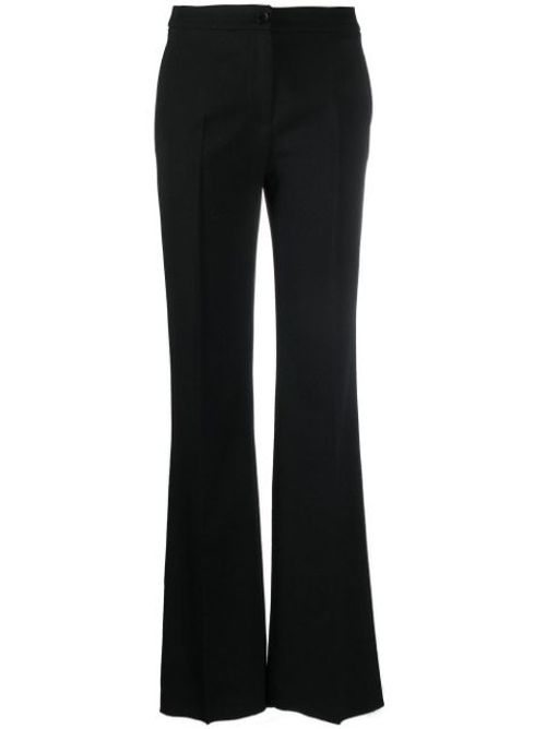 High-rise wide-leg trousers