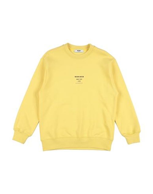 Kid Boy Sweatshirt Yellow Size 10 Cotton