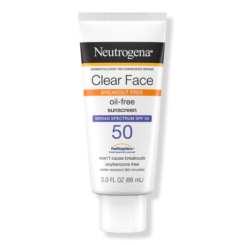 Clear Face Oil-Free Sunscreen SPF 50