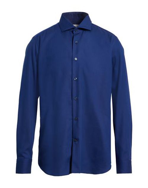 Man Shirt Navy Size 15 ½ Cotton