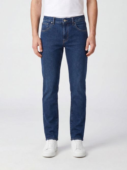 Pants Men color Denim