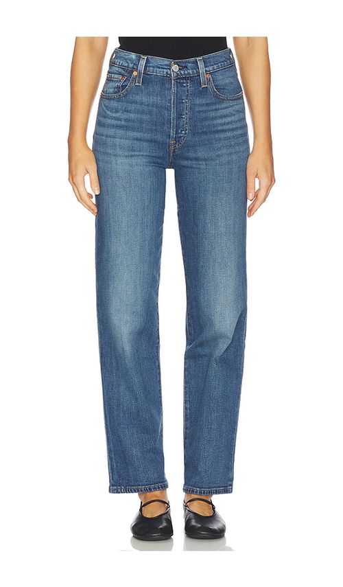 LEVI'S Ribcage Full Length Straight in Blue. 24. Also , 26, 27, 28, 29, 30
