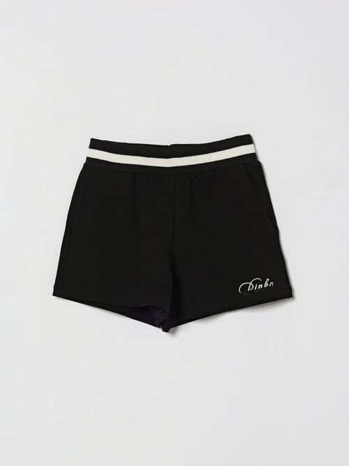 Girl's Jersey Shorts with Elasticated Waistband and Logo