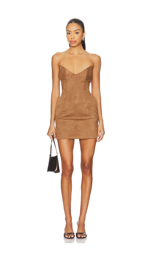 Zuleyha Kuru Venus Dress in Brown. 36. Also , 40